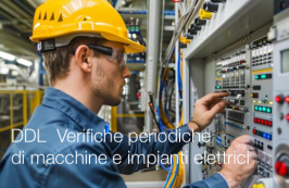 DDL n. 1347-2025 | Norme verifiche periodiche di macchine e impianti elettrici 