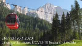 UNI/PdR 95.1:2020 Linee guida misure COVID-19 Impianti di risalita