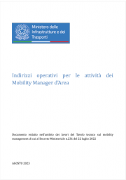 Indirizzi operativi per le attività dei Mobility Manager d'Area