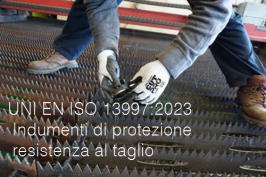 UNI EN ISO 13997:2023 - Indumenti di protezione resistenza al taglio