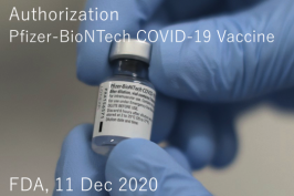 FDA: Authorization Pfizer-BioNTech COVID-19 Vaccine