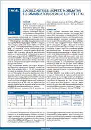 L’acrilonitrile: aspetti normativi e biomarcatori di dose e di effetto