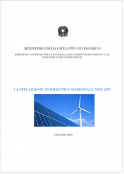 Relazione sulla situazione energetica nazionale al 2017