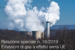 Relazione speciale n. 18/2019: Emissioni di gas a effetto serra UE
