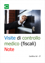 Visite di Controllo Medico (fiscali) / Note