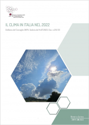 Il clima in Italia nel 2022