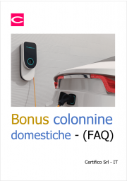 Bonus colonnine domestiche - Domande frequenti (FAQ)