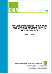 UDI for Medical Devices Used in the Gas Industry