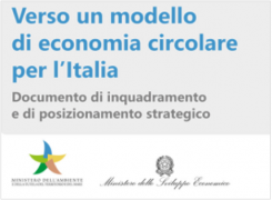 Modello di economia circolare per l’Italia - documento di inquadramento