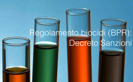 Regolamento biocidi (BPR): Decreto Sanzioni