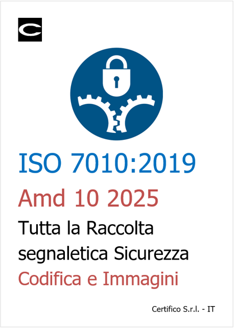 ISO 7010 Raccolta segnali di sicurezza - Ed. 2025
