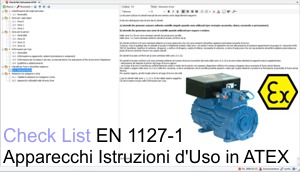 Check list Istruzioni Uso di apparecchi in ATEX