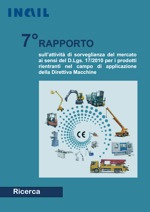 7° Rapporto sorveglianza Direttiva macchine  - INAIL 2013