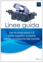 Linee guida marcatura CE segatrici a nastro per metallo