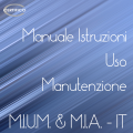 Manuale Istruzioni Uso e Manutenzione & Manuale Istruzioni Assemblaggio Ed. 3.1 - 2015