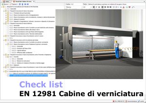Check list Cabine verniciatura Rev. 00.2012