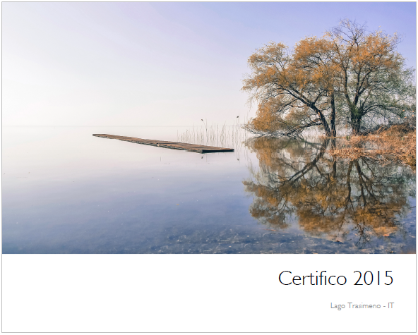 Calendario Certifico 2015