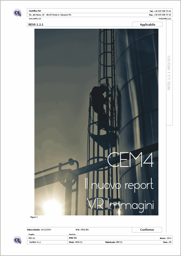 Il nuovo Report "VR Immagini" 2015