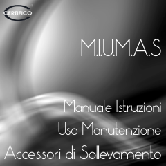 Promo 50% sul nuovo Prodotto MIUM - AS Manualistica Accessori di Sollevamento