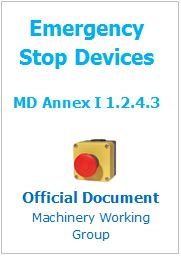 Direttiva macchine RESS Rilevante 1.2.4.3 Dispositivo di emergenza: Il Documento ufficiale 