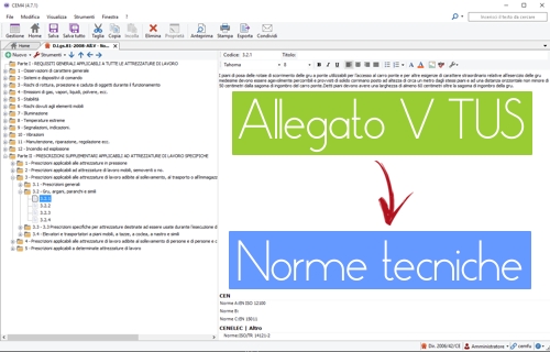 Allegato V TUS - Norme tecniche: il File CEM