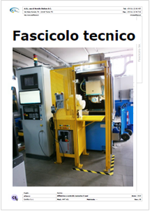 Modello di Fascicolo Tecnico e Manuale Istruzioni Uso e Manutenzione Affilatrice