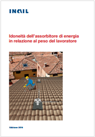 Idoneità assorbitore di energia in relazione peso lavoratore