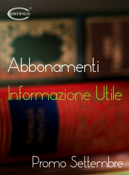 Abbonamenti Certifico: Promo Settembre 2016