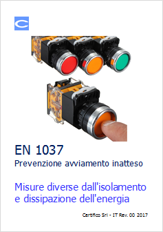 EN 1037 Prevenzione avviamento inatteso