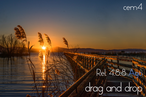 CEM4 | Rel. 4.8.8 "drag and drop"