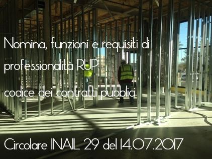 Nomina, funzioni e requisiti di professionalità Rup