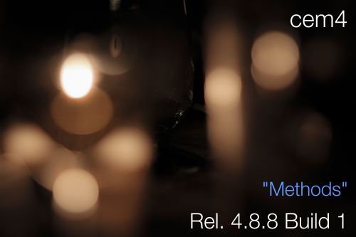 CEM4 (Rel. 4.8.8 Build 1) - Patch 22 "Methods"