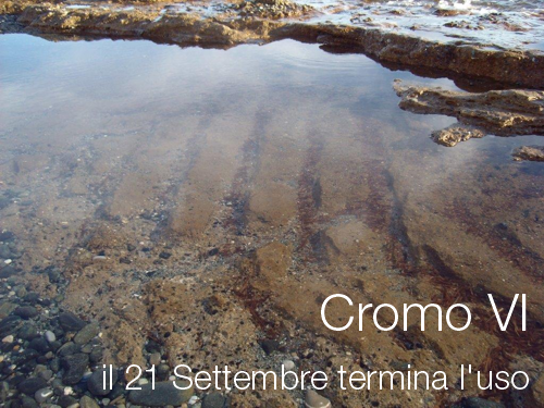 Triossido di Cromo: il 21 Settembre 2017 termina l'uso in UE