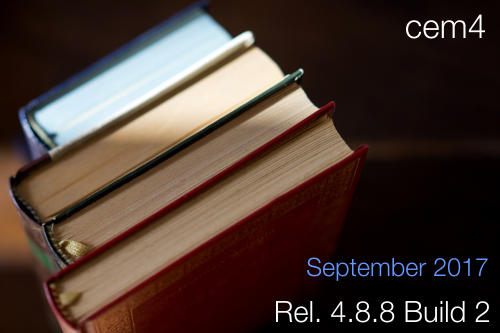 CEM4 (Rel. 4.8.8 Build 2) - Patch 23 "September 2017"