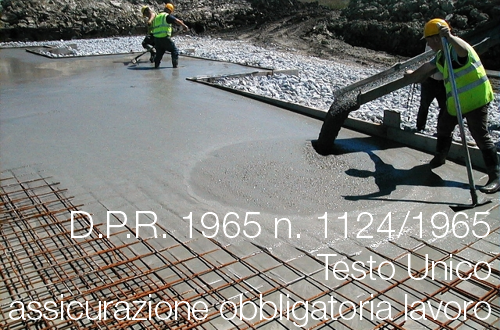 Testo unico assicurazione obbligatoria lavoro Testo unico assicurazione obbligatoria lavoro