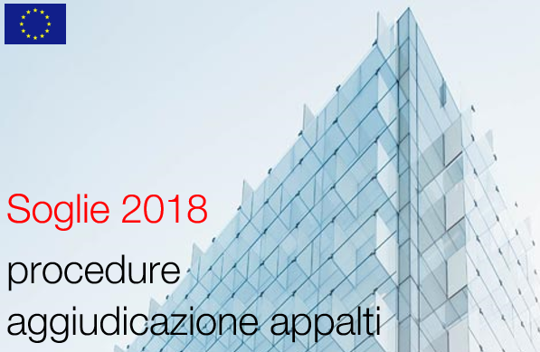 Modifiche UE soglie applicabili procedure aggiudicazione appalti
