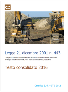 Cover Legge 21 dicembre 2001 443 Cover Legge 21 dicembre 2001 443