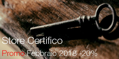 Store Certifico: Promo -20% Febbraio