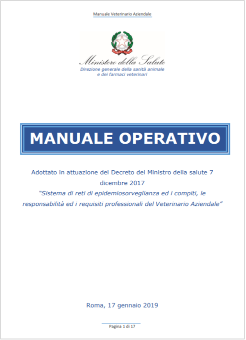 Veterinario Aziendale: Manuale operativo