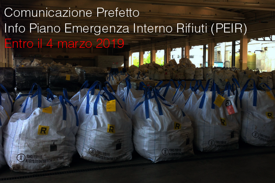 Comunicazione Prefetto Info PEIR Comunicazione Prefetto Info PEIR