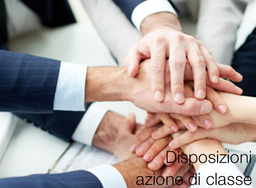 Ddl n. 844 Disposizioni in materia di azione di classe