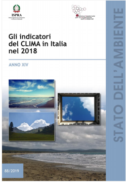 Gli indicatori del clima in Italia nel 2018