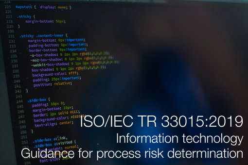 ISO/IEC TR 33015:2019