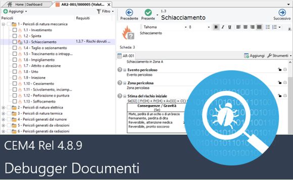 CEM4: Debugger Documenti - Rel. 4.8.9 Ottobre 2017