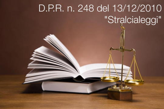 D.P.R. n. 248 del 13/12/2010