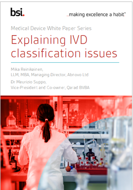 Explaining IVD classification issues