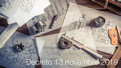 Decreto 13 novembre 2019 