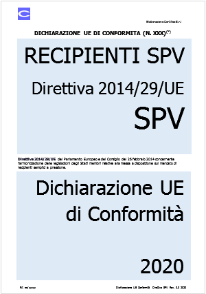 Dichiarazione UE di Conformità | Direttiva SPV