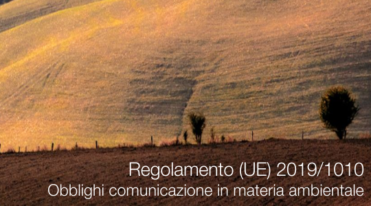 Regolamento UE 2019 1010 Regolamento UE 2019 1010