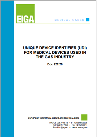 UDI for Medical Devices Used in the Gas Industry